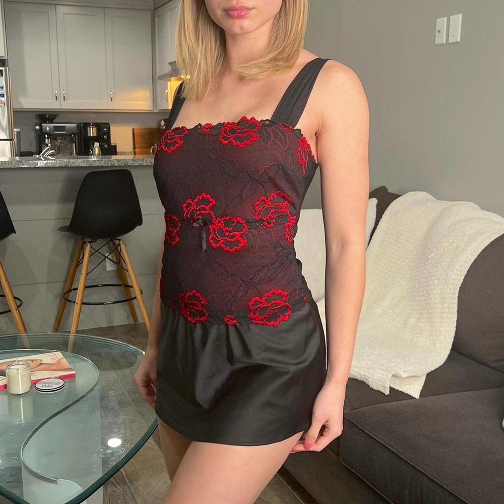 Y2k Babydoll Lace Cami